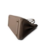 Birkin 30 Etoupe Veau Togo Gold Plated B Stamp - Image 6