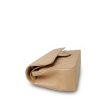 Beige Clair Caviar Quilted Classic Flap Small Silver Hardware - Image 7