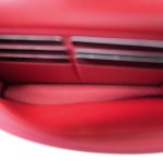 23B Red Lambskin Quilted Trendy CC Wallet On Chain LGHW - Image 7
