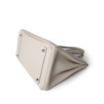 Birkin 30 Craie Togo Palladium Plated C Stamp - Image 8