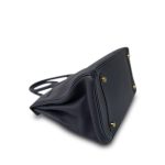 Birkin 30 Bleu Nuit Togo Gold Plated D Stamp - Image 10