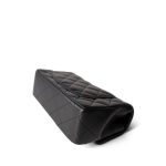 21K Black Lambskin Quilted Mini Rectangular Flap LGHW - Image 8