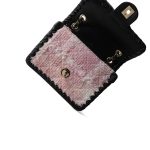 Pink/White Tweed Calfskin Braided My Own Frame Flap Bag Mini LGHW - Image 14
