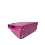 Mini Kelly Sellier Magnolia Veau Epsom Palladium Plated C Stamp - Image 12