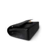 Black Caviar Quilted Classic Flap Medium Gold Hardware - Image 7