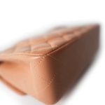 21P Caramel Lambskin Quilted Classic Flap Small LGHW - Image 16
