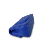 Blue Lambskin Quilted Mini Rectangular Flap Silver Hardware - Image 8