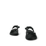 20C Black Rubber CC Velcro Strap Sandals Size 40 - Image 2