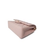 21C Rose Clair Caviar Quilted Classic Flap Small LGHW - Image 6