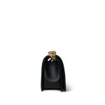 Black Lambskin Quilted Old Medium Boy Bag Aged Gold Hardware - Image 7