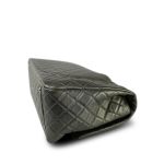 19B Dark Silver Calfskin Small XXL Travel Flap Bag - Image 8