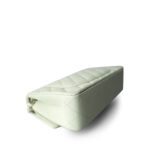22C Light Green Caviar Quilted Classic Flap Small LGHW - Image 8