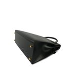Kelly 32 Black Box Calfskin Gold Plated (A) Stamp - Image 16