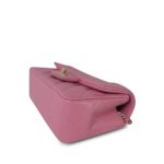 Light Pink Lambskin Quilted Mini Top Handle Light Gold Hardware - Image 8