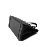 Birkin 30 Black Ardennes Gold Plated [D] Stamp - Image 11