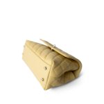 22P Light Yellow Caviar Quilted Coco Handle Small (Old Mini) Light Gold Hardware - Image 8