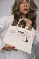 Birkin 30 Nata Veau Epsom Gold Plated Z Stamp - Image 13