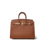 Birkin 25 Sellier Gold Veau Epsom Gold Plated Z Stamp - Image 3
