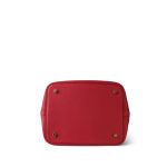 Picotin Lock 22 Rouge Vif Clemence Gold Plated U Stamp - Image 9
