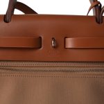 Herbag Zip 31 Fauve and Chai Toile Vache Hunter Palladium Plated - Image 10