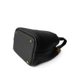 Picotin Lock 18 Black Taurillon Clemence Gold Plated U Stamp - Image 8