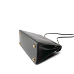 Mini Kelly Sellier Black Box Calfskin Gold Plated (Q) Stamp - Image 14