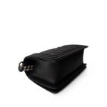 Black Boy Bag Lambskin Quilted Small Ruthenium Hardware - Image 8