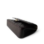 22K Plum Caviar Quilted Medium Classic Flap LGHW - Image 5