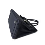Birkin 30 Bleu Nuit Togo Palladium Plated Z Stamp - Image 4