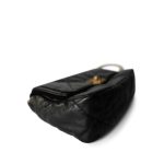 20S Black Goatskin Quilted 19 Flap Small MHW - Image 7
