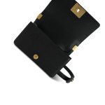 Black Caviar Chevron Quilted Boy Bag Small Aged Gold Hardware - Image 14