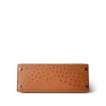 Kelly Sellier 28 Natural Ostrich Gold Plated (X) Stamp - Image 11