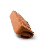 21A Caramel/Light Brown Caviar Quilted Classic Flap Small LGHW - Image 10