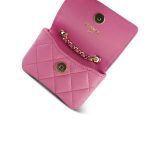 23P Pink Pearly Charm Belt Bag LGHW - Image 8