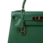 Kelly Sellier 28 Green Courchevel Gold Plated (S) Stamp - Image 2