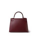 Kelly 28 Lettre M Rouge H/Vermillion/Rose Tyrien Epsom/Sombrero/Mysore Palladium Plated C Stamp - Image 15