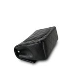 22P Black Lambskin Quilted Mini Rectangular Flap Light Gold Hardware - Image 11