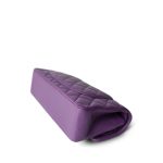 22P Purple Lambskin Quilted Classic Flap Small LGHW - Image 8