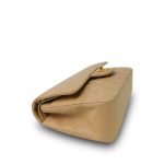 Light Beige Lambskin Quilted Classic Flap Small Gold Hardware - Image 7