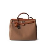 Herbag Zip 31 Fauve and Chai Toile Vache Hunter Palladium Plated - Image 7