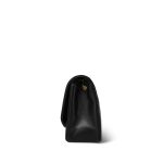 Black Lambskin Quilted Diana Flap Small Gold Hardware - Image 2