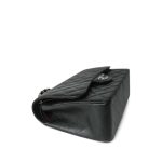 Black Jumbo Caviar Classic Flap Silver Hardware - Image 5