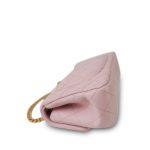 Light Pink Lambskin Quilted Sweet Camelia Single Flap Aged Gold Hardware - Image 14