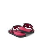 Chypre Sandals Rouge Marsala Suede Goatskin Size 36 - Image 13