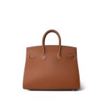 Birkin 25 Sellier Gold Veau Epsom Gold Plated Z Stamp - Image 6
