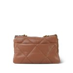 21K Caramel Lambskin Quilted 19 Flap Small Mixed Hardware - Image 3