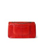Red Python Medium Classic Double Flap LGHW - Image 8
