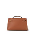 Kelly Pochette Gold Swift Gold Plated B Stamp - Image 23