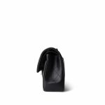 Black Lambskin Quilted Classic Flap Small Light Gold Hardware - Image 3