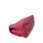 20A Fuchsia Caviar Quilted Small Coco Handle LGHW - Image 12